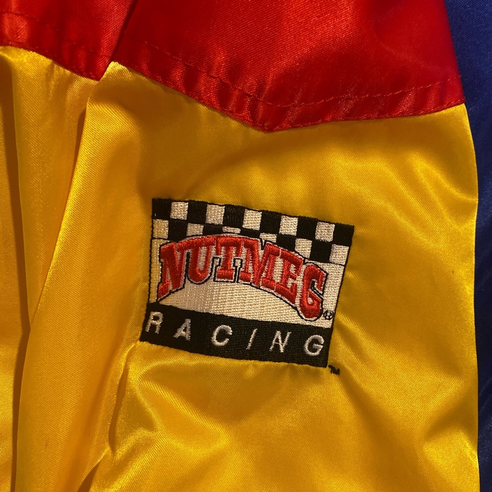 Nascar Blue and Yellow Bomber Jacket - Picture 6 of 8